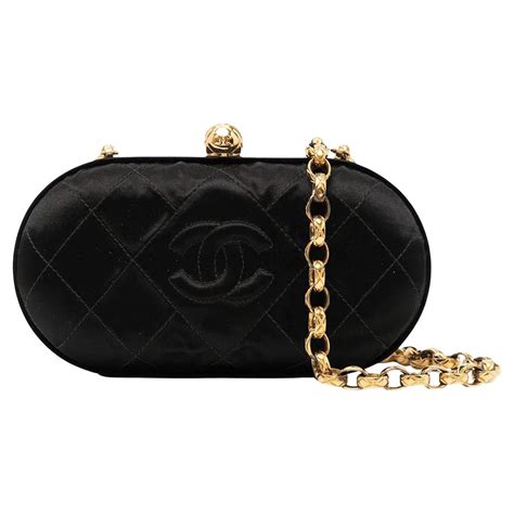 chanel satin bag|vintage chanel clutch.